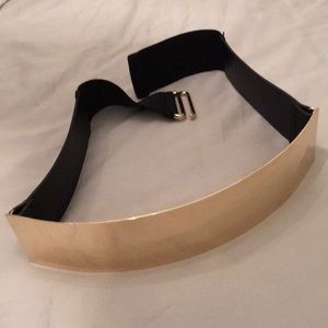 Gold and black belt